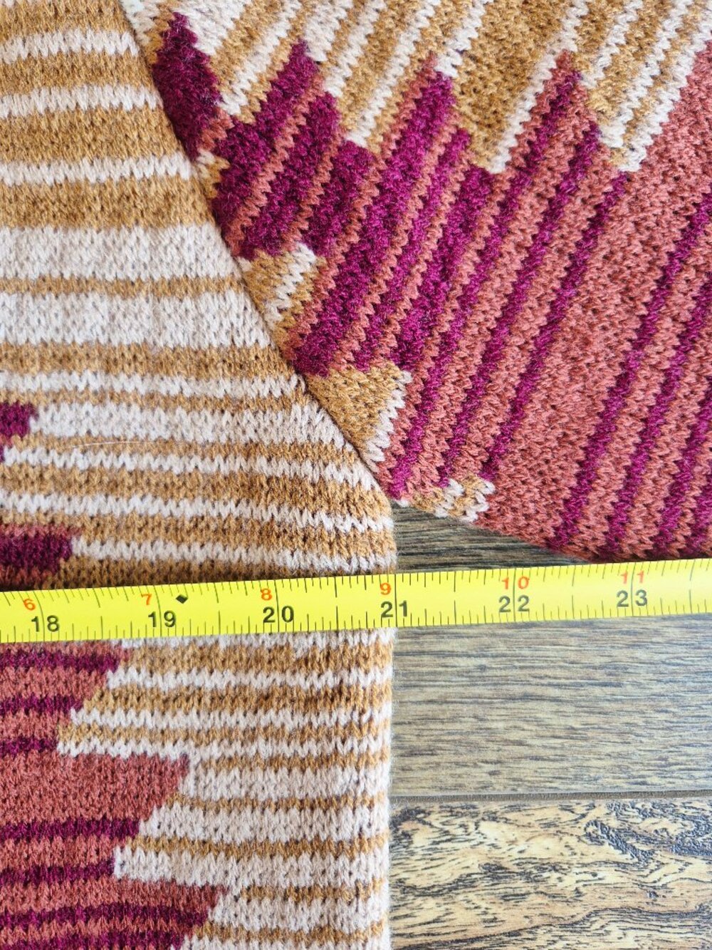 NWoT Cotton & Rye Southwestern Aztec Concho Cardigan Pocket Brown Red - Picture 10 of 13